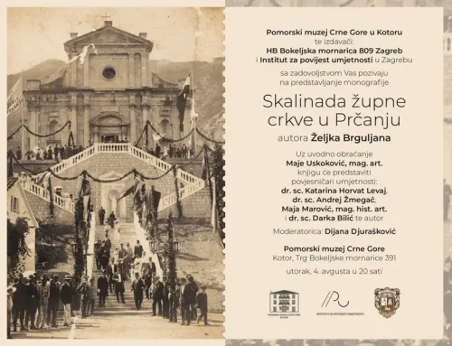 Predstavljanje monografije „Skalinada župne crkve u Prčanju“ autora Željka Brguljana